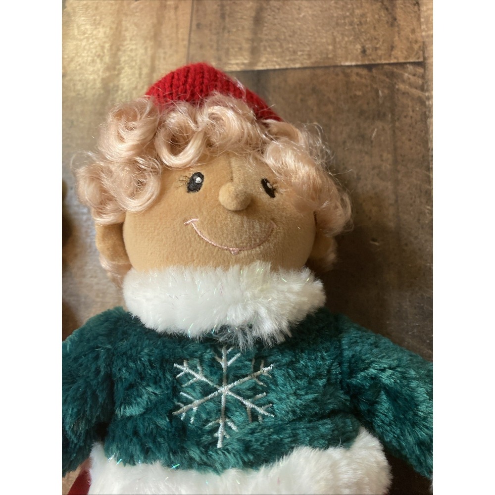 Lot of 3 Vintage 2001 Commonwealth Christmas Holiday Snowflake Dolls Plush 12" - Picture 16 of 16